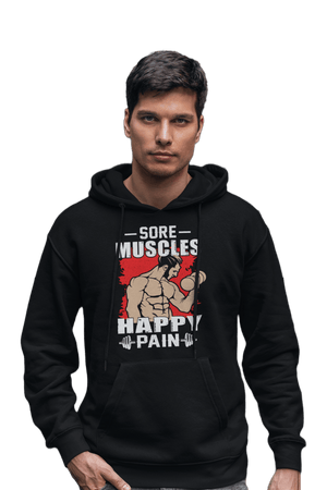 Happy Pain - Gym Hoodies - Letshandcraft