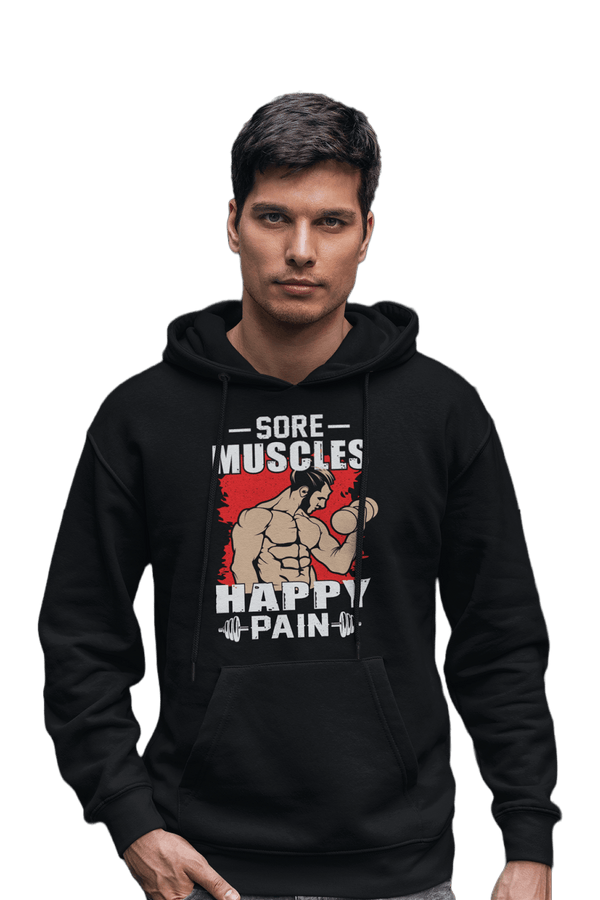 Happy Pain - Gym Hoodies - Letshandcraft