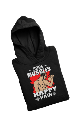 Happy Pain - Gym Hoodies - Letshandcraft