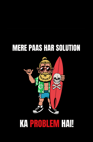 Har Solution Ka Problem Hai - Men's Funny Quote T-shirt - Letshandcraft