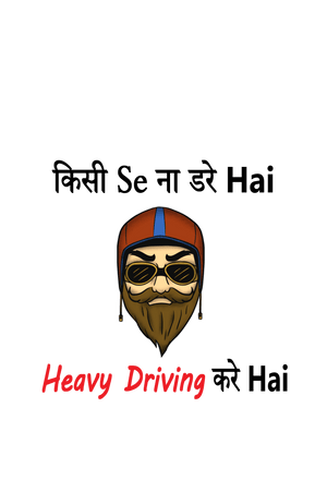 Heavy Driving Kare Hai - Bike Lover Hoodies - Letshandcraft