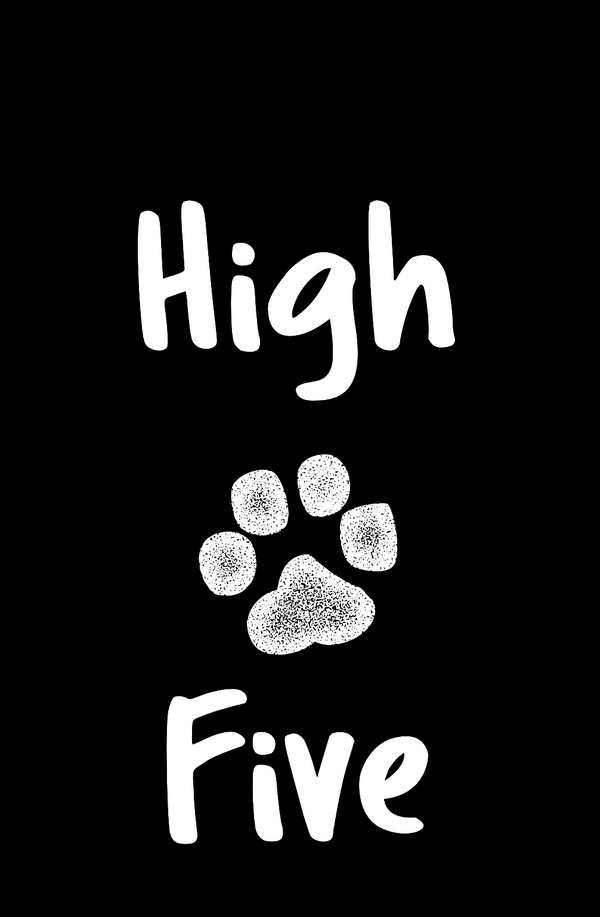 High Five - Women's Dog T-shirt - Letshandcraft