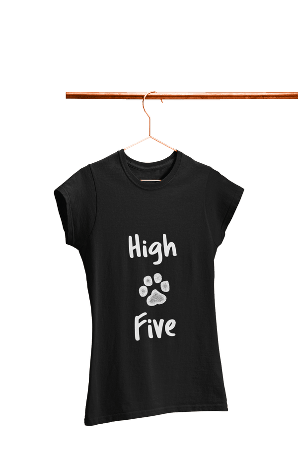 High Five - Women's Dog T-shirt - Letshandcraft