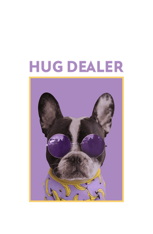 Hug Dealer - Men's Full Sleeves Dog T-shirt Success Activ - Letshandcraft