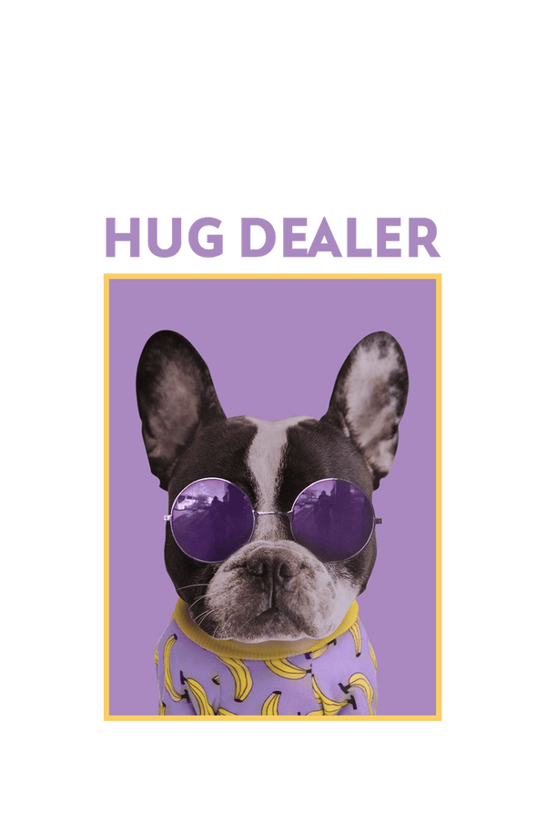 Hug Dealer - Men's Full Sleeves Dog T-shirt Success Activ - Letshandcraft