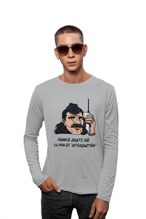 Humko Jaante Ho - Men's Full Sleeves Dog T-shirt - Letshandcraft