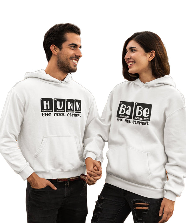 Hunk & Babe - Couple Hoodies (pack of 2) - Letshandcraft