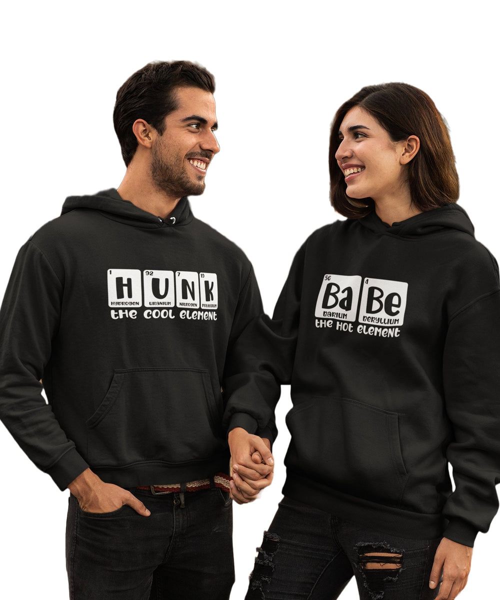 Hunk & Babe - Couple Hoodies (pack of 2) - Letshandcraft
