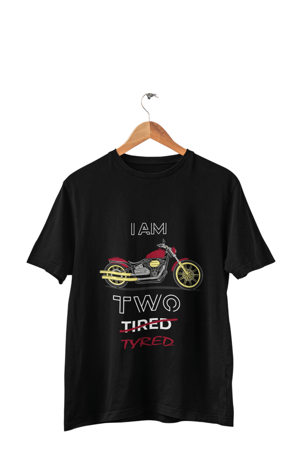 I am Two Tyred - Men's Bikers T-shirt - Letshandcraft