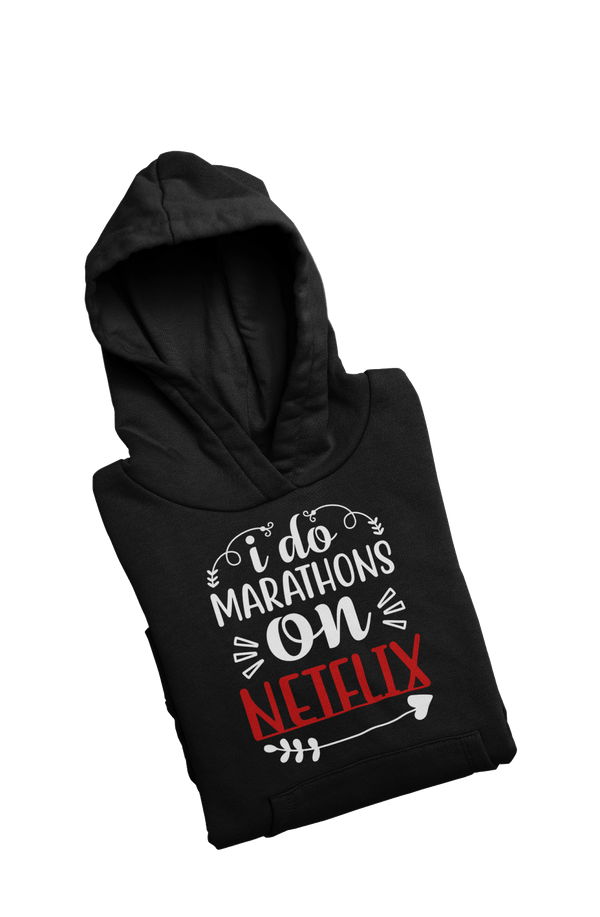 I Do Marathon - Funny Print Hoodies - Letshandcraft
