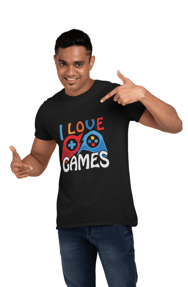 I Love Games - Men's Gamer T-shirt - Letshandcraft