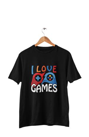 I Love Games - Men's Gamer T-shirt - Letshandcraft