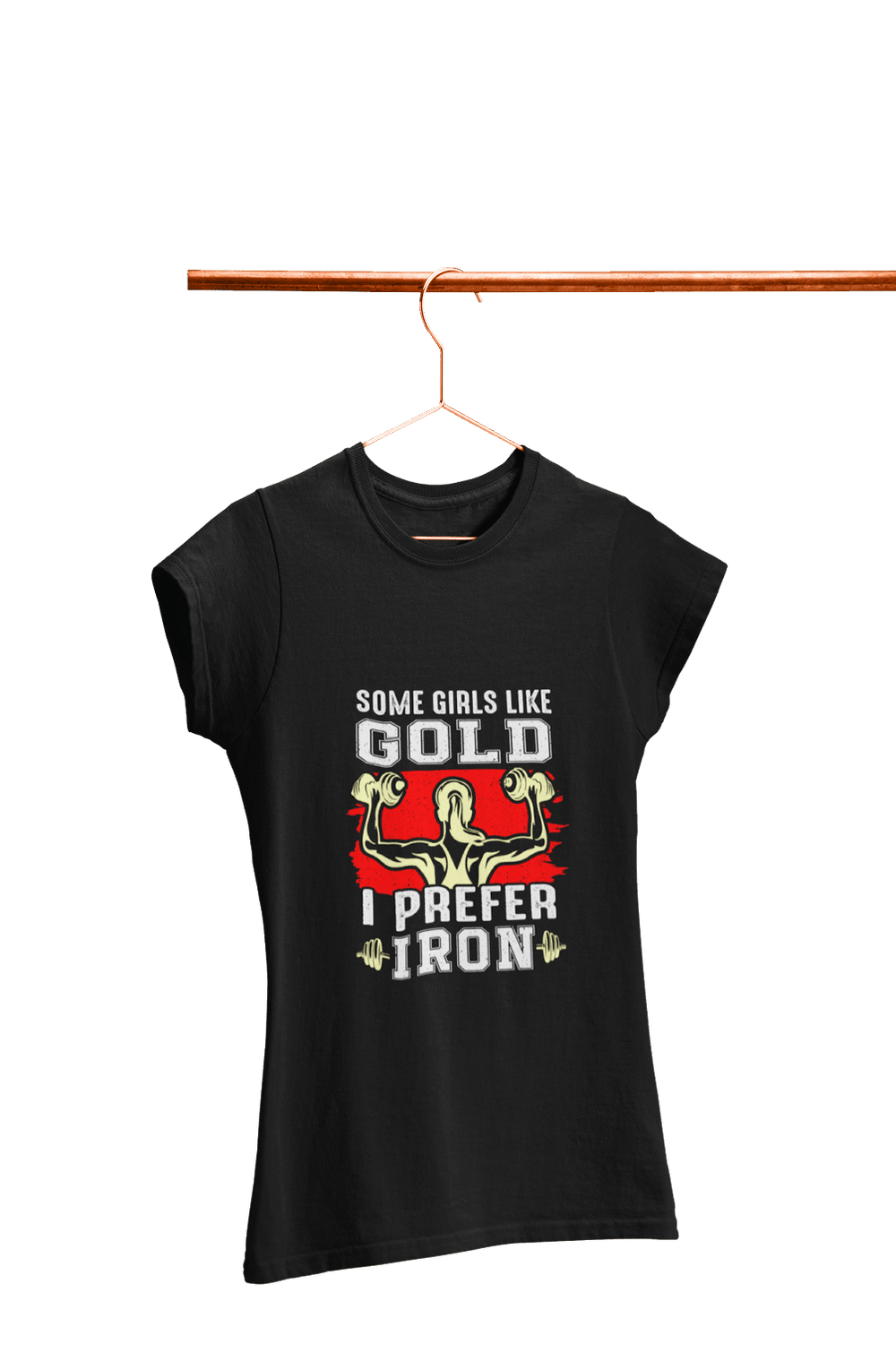I prefer Iron - Women's Gym T-shirt - Letshandcraft