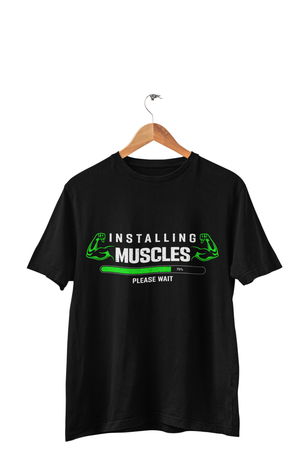 Installing Muscles - Men's Gym T-shirts - Letshandcraft