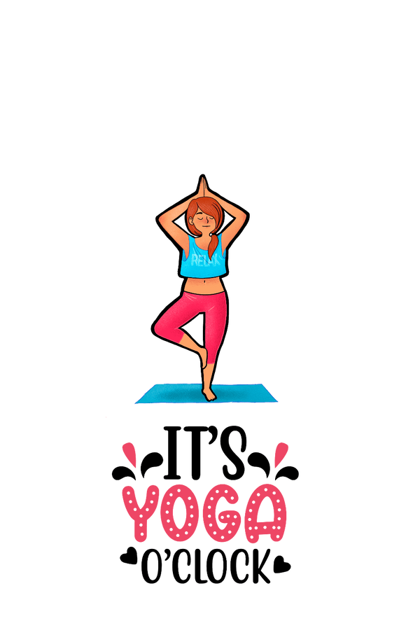 It's Yoga O'Clock - Women's Yoga T-shirt - Letshandcraft