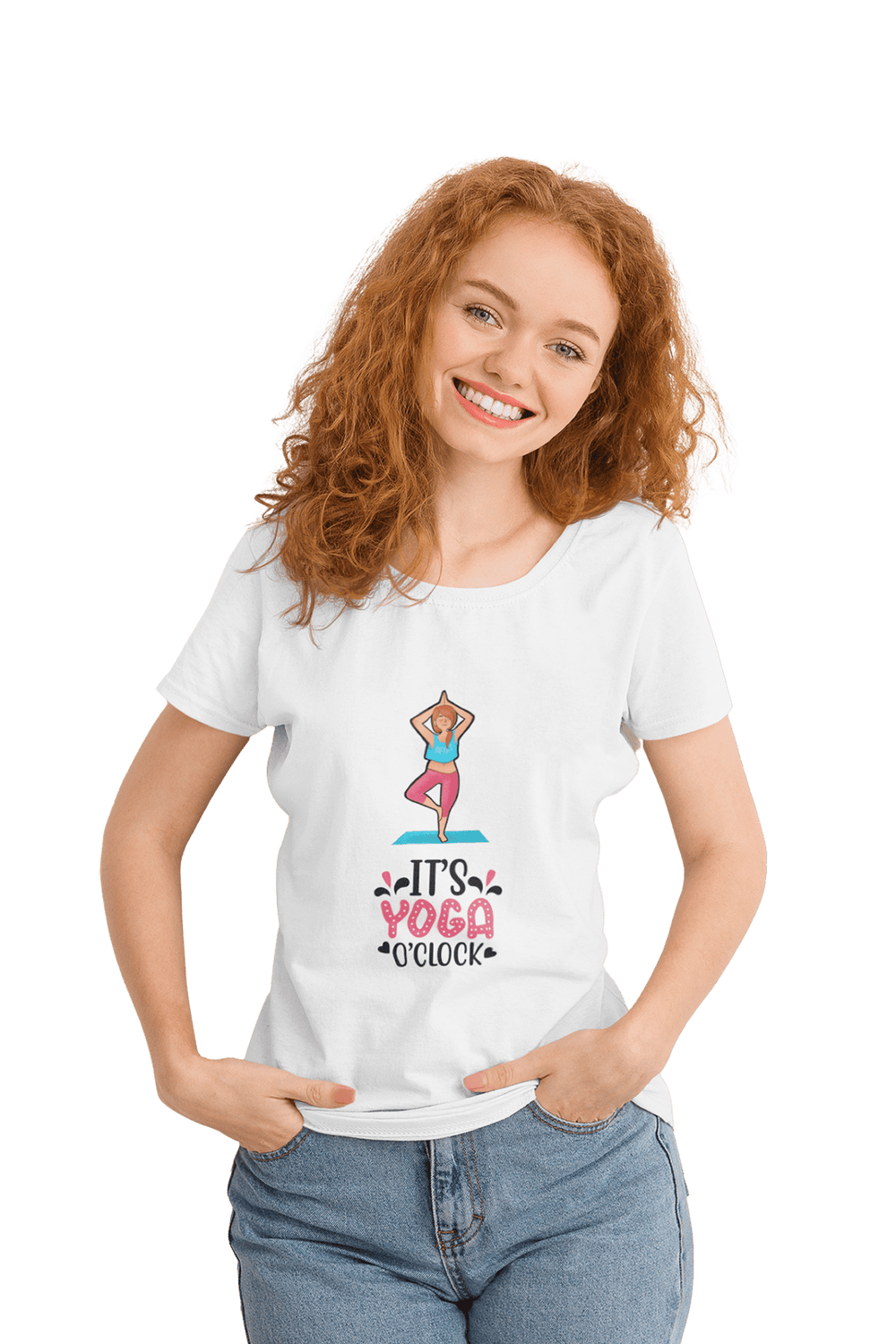 It's Yoga O'Clock - Women's Yoga T-shirt - Letshandcraft