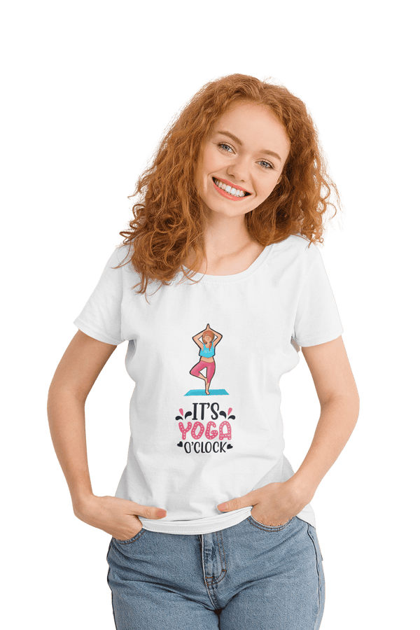 It's Yoga O'Clock - Women's Yoga T-shirt - Letshandcraft