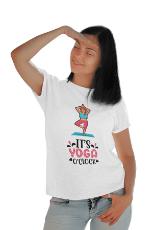 It's Yoga O'Clock - Women's Yoga T-shirt - Letshandcraft