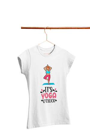 It's Yoga O'Clock - Women's Yoga T-shirt - Letshandcraft