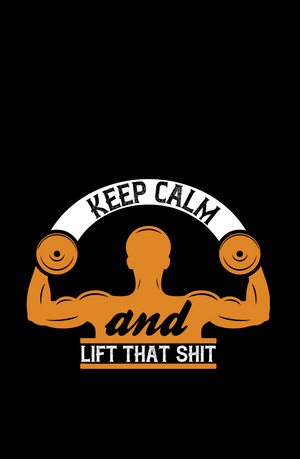 Keep Calm & Lift that Shit - Women's Gym T-shirt - Letshandcraft