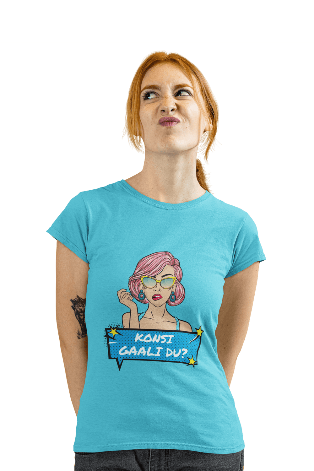 Konsi Gaali Du? - Women's Funny T-shirt - Letshandcraft