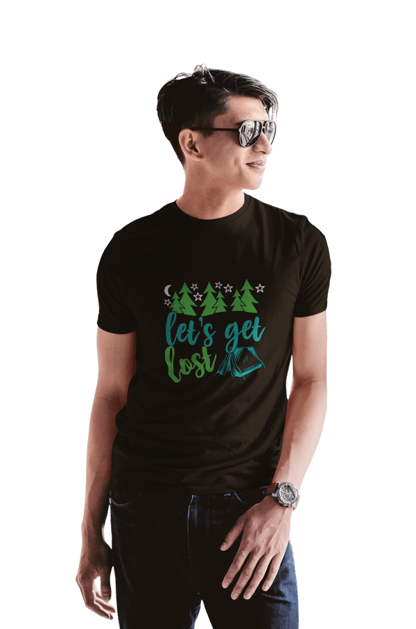 Let's get Lost - Men's Travellers T-shirts - Letshandcraft