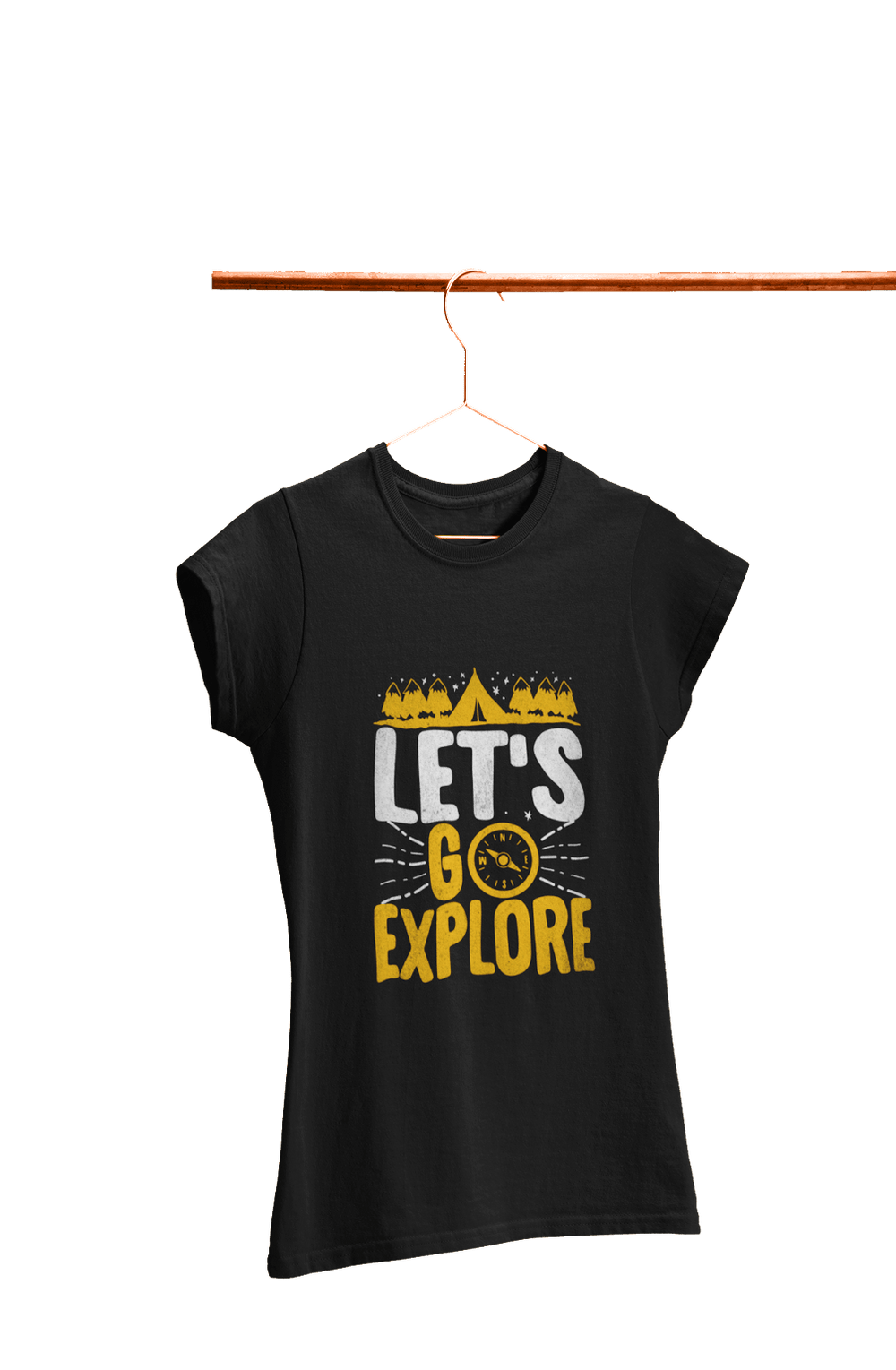Lets Go Explore - Women's Travellers T-shirts - Letshandcraft