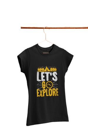 Lets Go Explore - Women's Travellers T-shirts - Letshandcraft