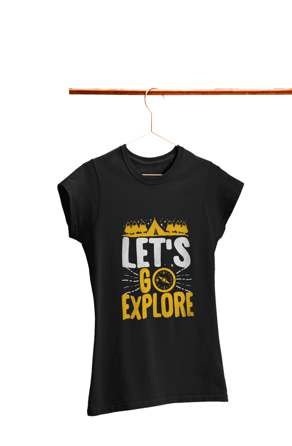 Lets Go Explore - Women's Travellers T-shirts - Letshandcraft