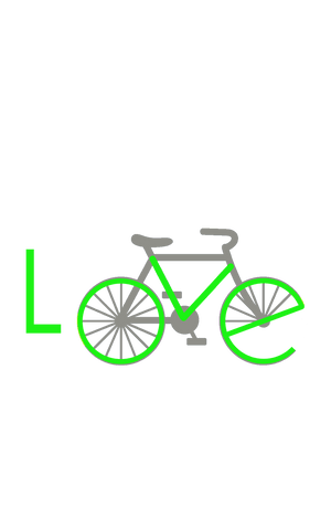 Love Bicycle - Men's Cyclist T-shirt - Letshandcraft