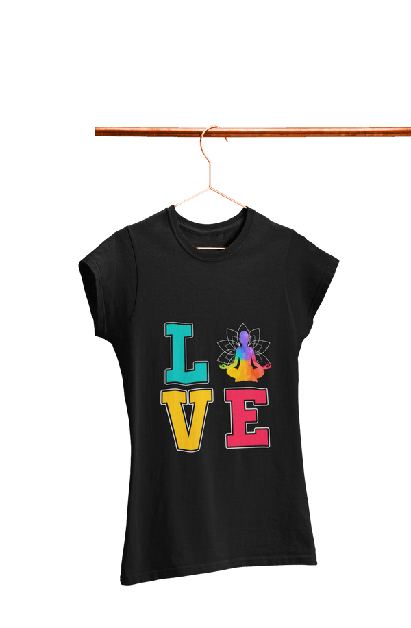 LOVE - Women's Yoga T-shirt - Letshandcraft