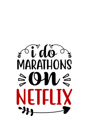Marathon on Netflix - Women's Funny T-shirt - Letshandcraft