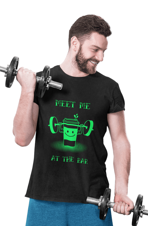 Meet me at the Bar - Men's Gym T-shirt - Letshandcraft
