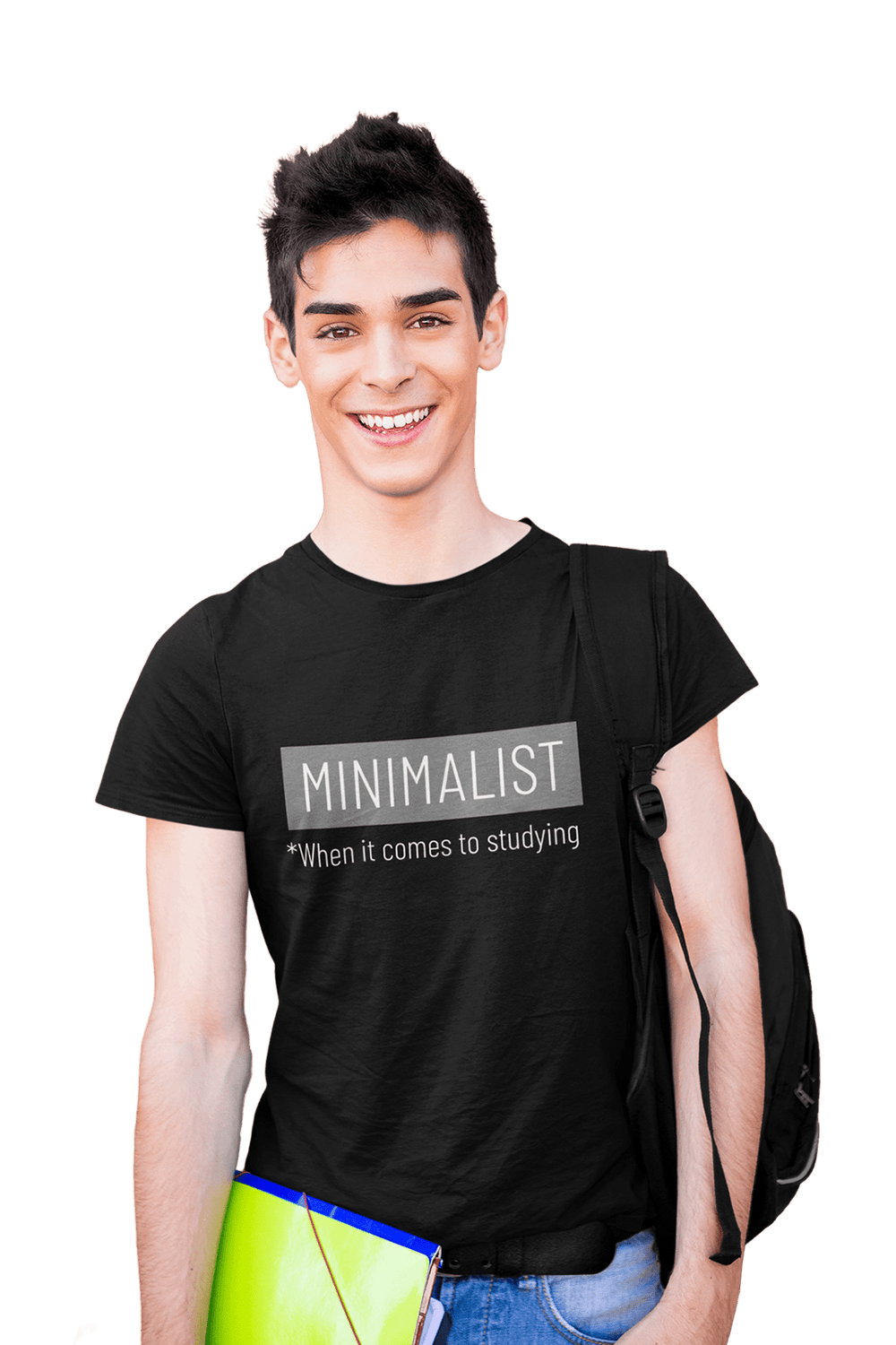 Minimalist - Men's College T-shirt - Letshandcraft