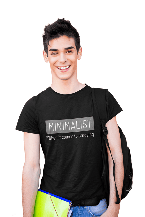 Minimalist - Men's College T-shirt - Letshandcraft