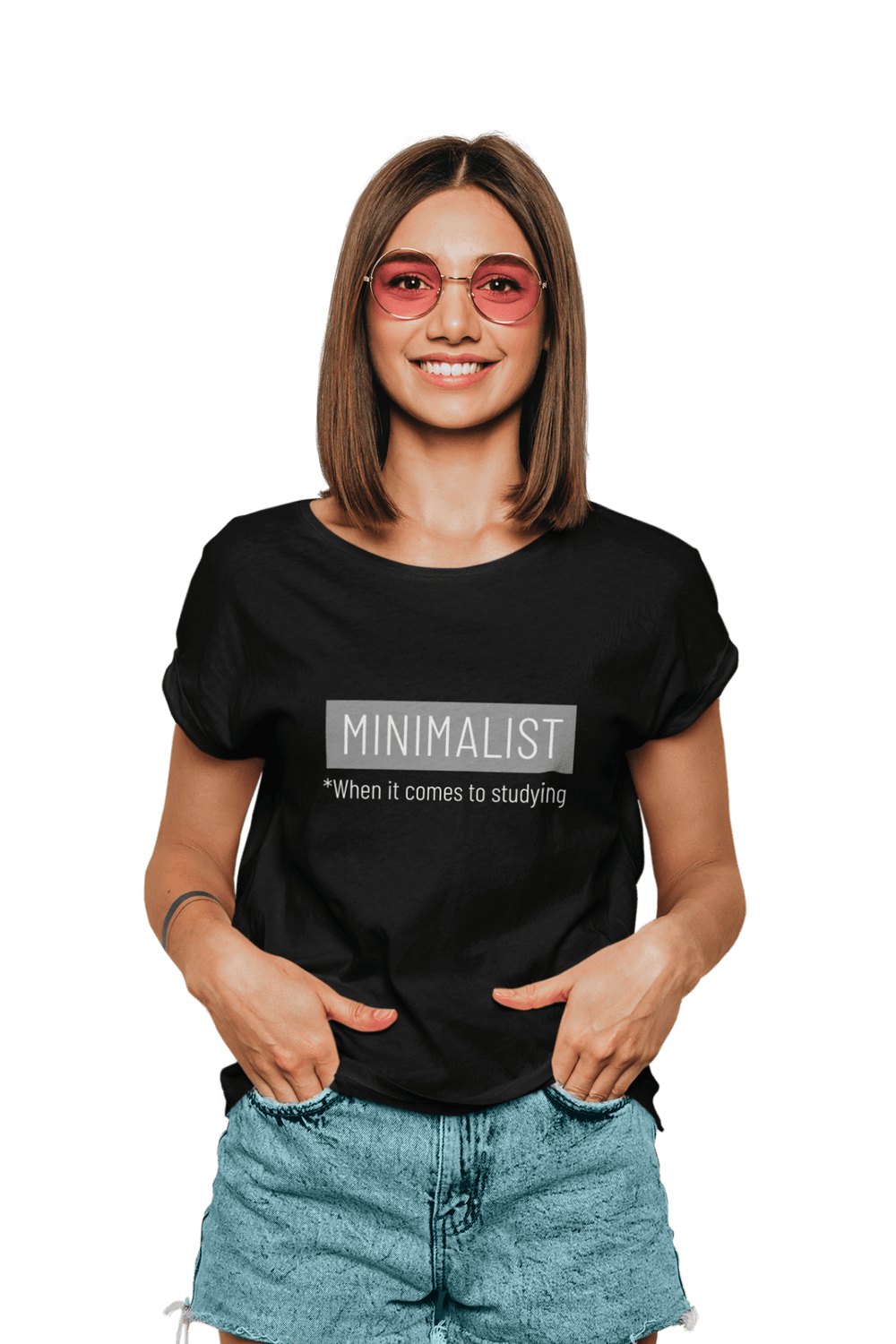 Minimalist - Women's College T-shirt - Letshandcraft