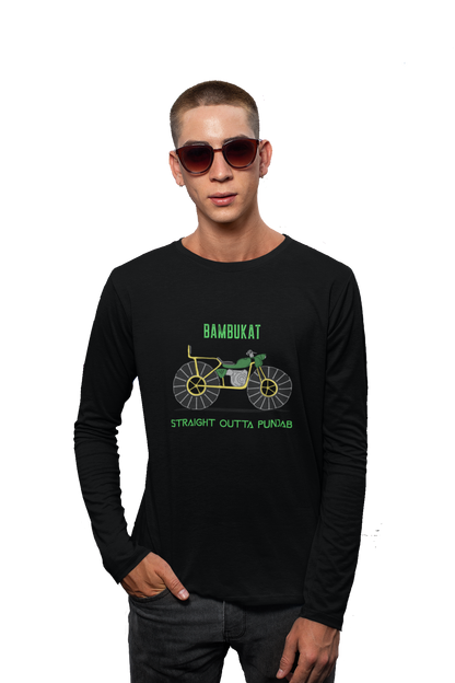 Bambukat - Men's Full Sleeves Bikers T-shirt