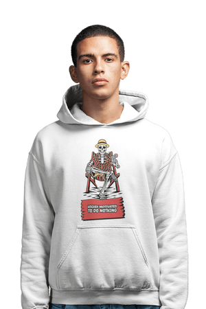 Motivated To Do Nothing - Printed Funny Hoodies - Letshandcraft