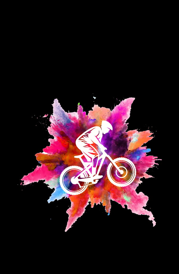 Mountain Bike - Men's Bikers T-shirt - Letshandcraft