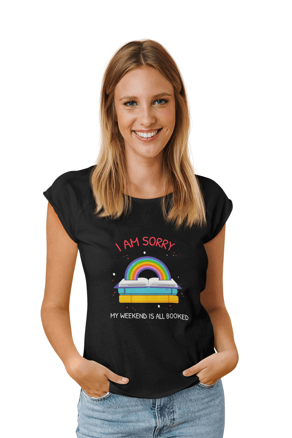 My Weekend is All Booked - Women's College T-shirt - Letshandcraft