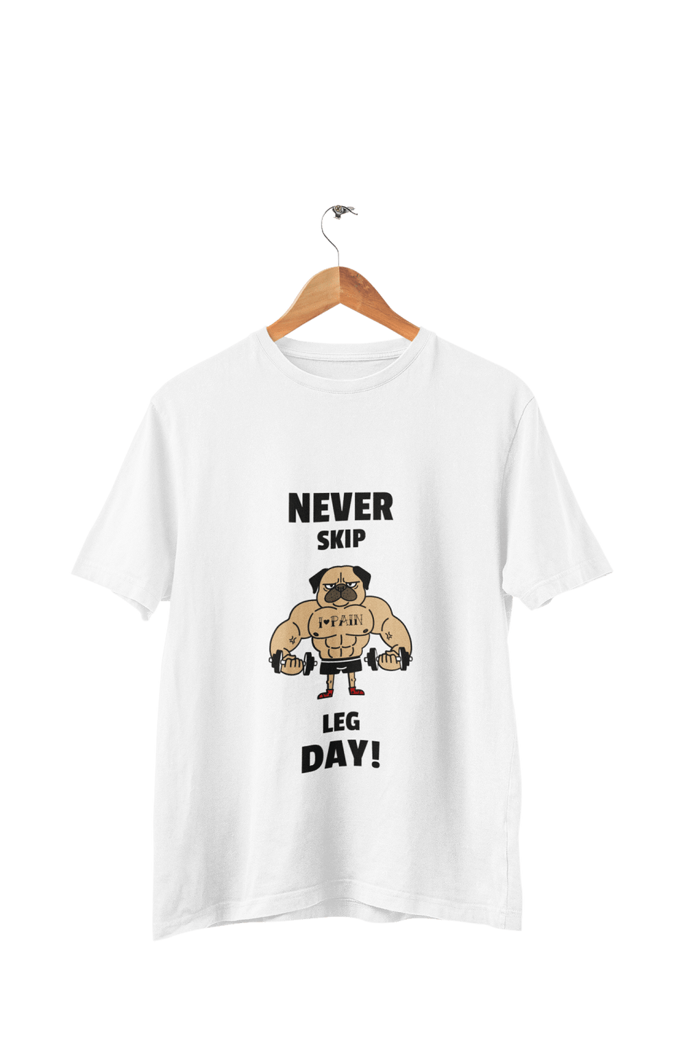 Never Skip Leg Day! - Men's Gym T-shirt - Letshandcraft
