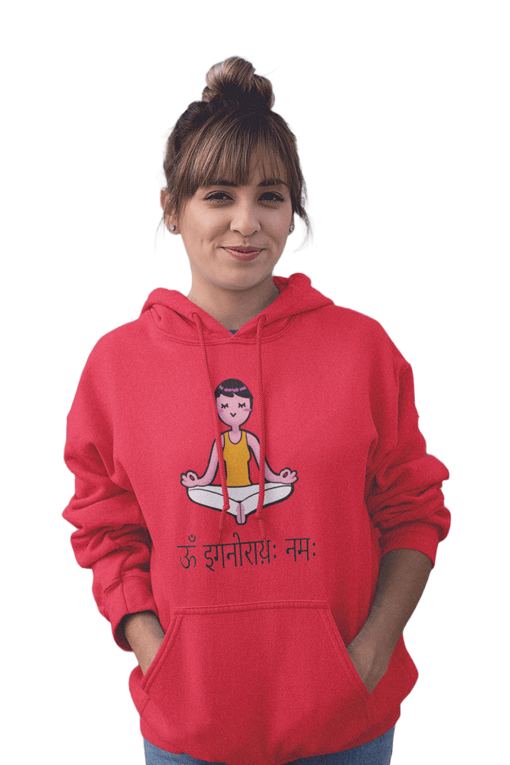 Om ignorai Nameh - Funny Print Yoga Hoodies - Letshandcraft