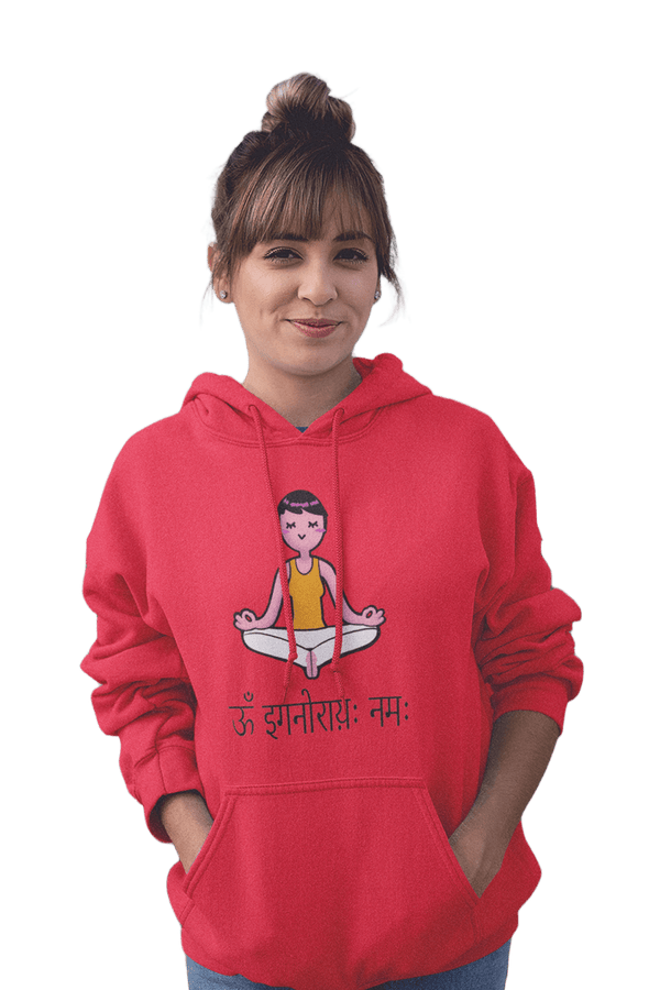 Om ignorai Nameh - Funny Print Yoga Hoodies - Letshandcraft