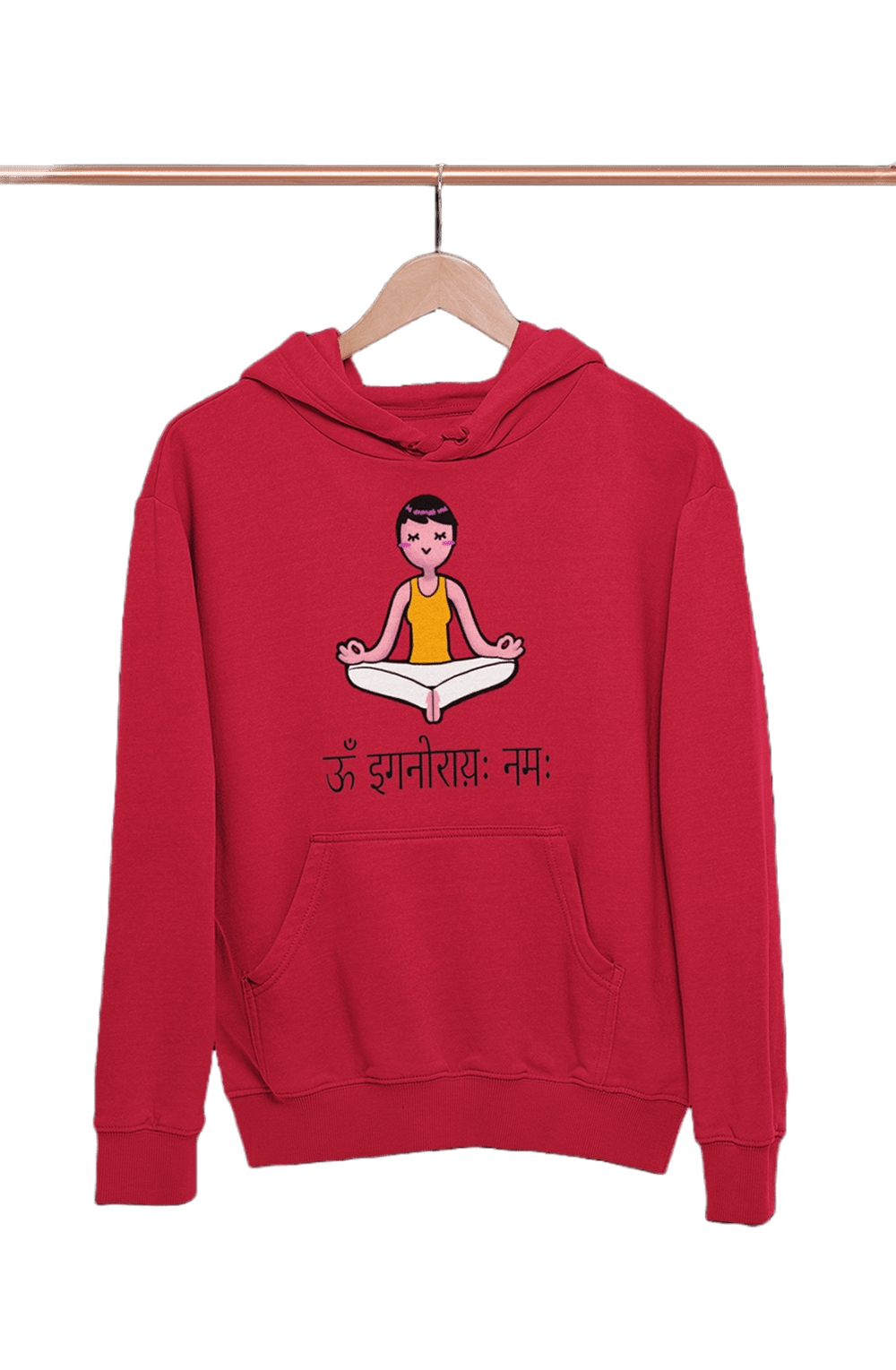 Om ignorai Nameh - Funny Print Yoga Hoodies - Letshandcraft