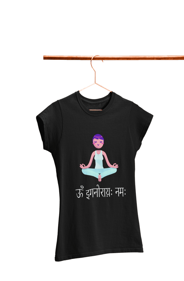 Om Ignoray Namah - Women's Funny Yoga T-shirt - Letshandcraft
