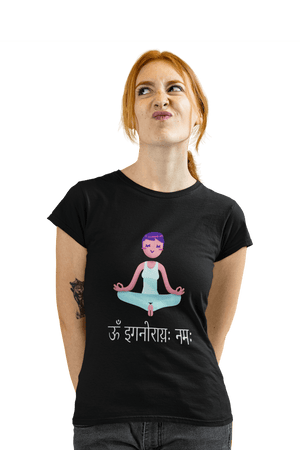 Om Ignoray Namah - Women's Funny Yoga T-shirt - Letshandcraft