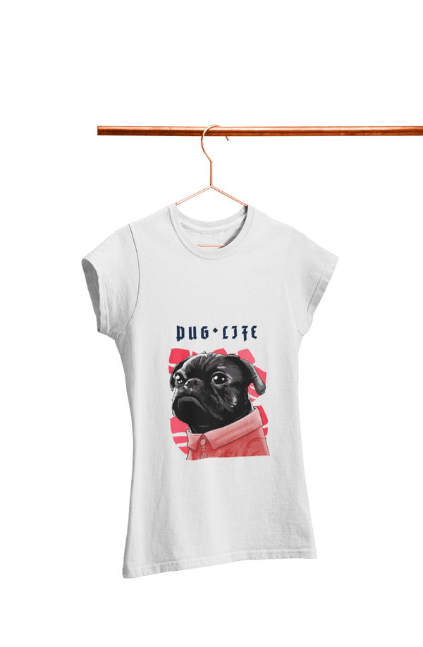 Pug Life - Women's Dog T-shirt - Letshandcraft