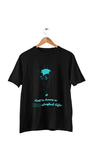 'RUN'derful Life - Men's T-shirt for Runners - Letshandcraft