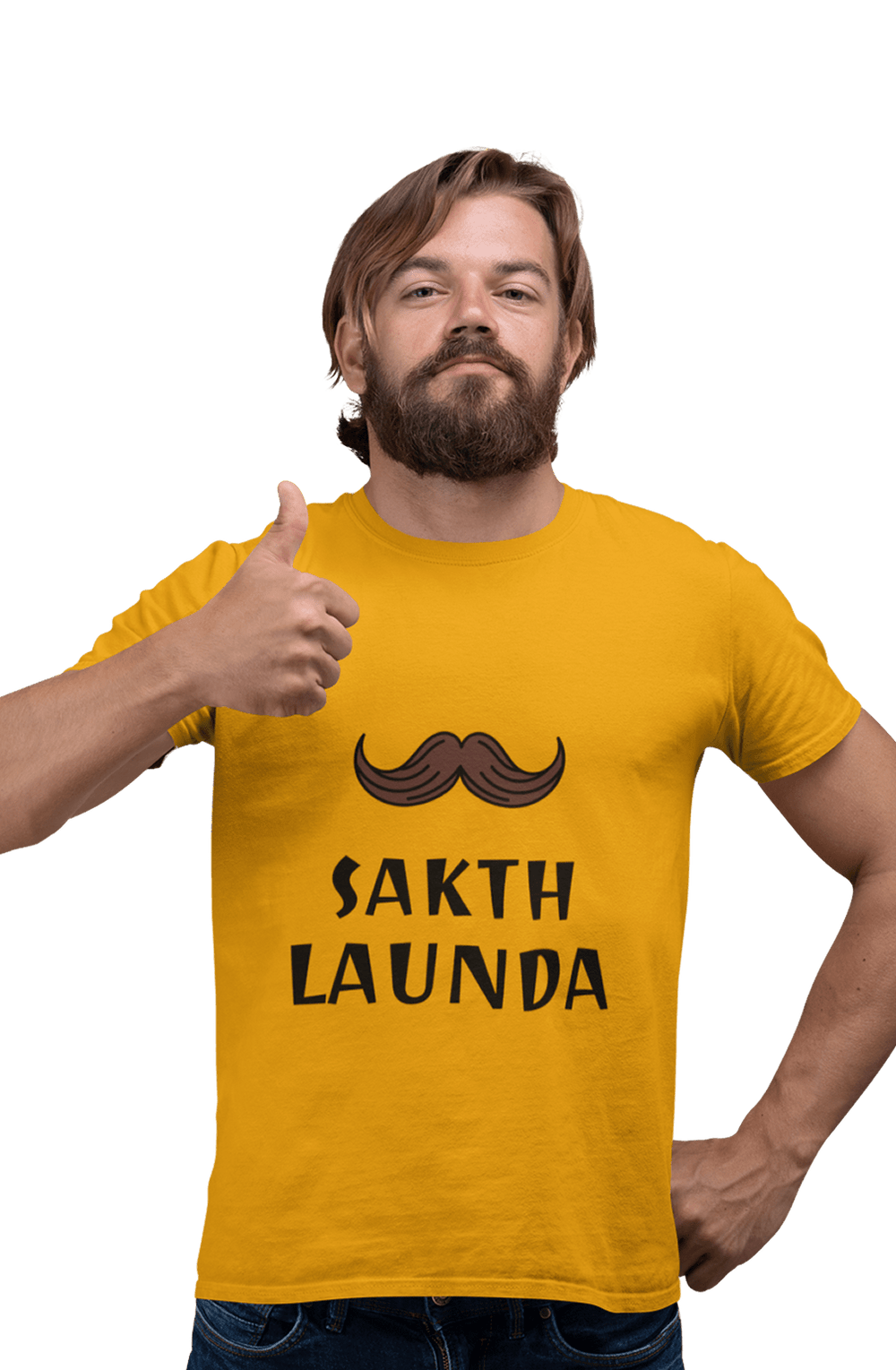 Sakth Launda - Men's Funny Quote T-shirt - Letshandcraft