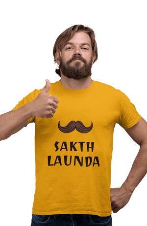 Sakth Launda - Men's Funny Quote T-shirt - Letshandcraft